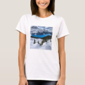 IJs en sneeuw | Peyto Lake, Canadees Rockies T-shirt (Voorkant)