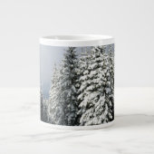 IJs en sneeuw | Pine Woodland, Oostenrijk Extra Grote Beker (Voorkant)