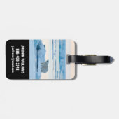 IJs en sneeuw | Polar Beer Iceberg Noorwegen Bagagelabel (Achterkant horizontaal)