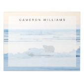 IJs en sneeuw | Polar Beer Iceberg Noorwegen Notitieblok (Voorkant)