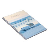 IJs en sneeuw | Polar Beer Iceberg Noorwegen Notitieboek (Rechterzijde)