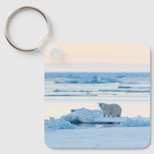 IJs en sneeuw | Polar Beer Iceberg Noorwegen Sleutelhanger (Voorkant)