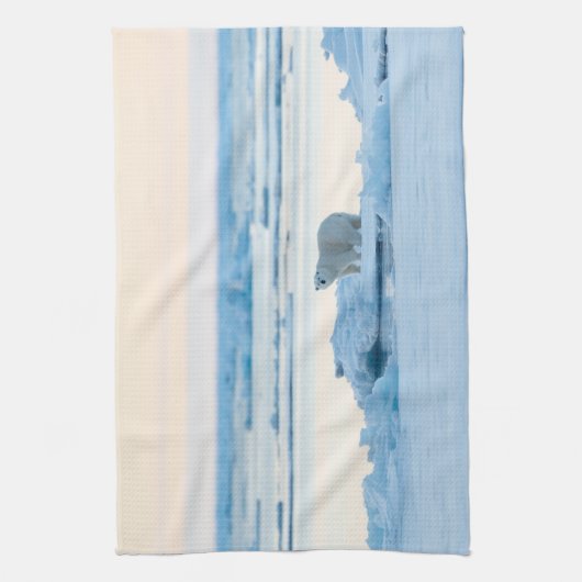 IJs en sneeuw | Polar Beer Iceberg Noorwegen Theedoek (Verticaal)