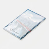 IJs en sneeuw | Red Bernina Express Train Zwitserl Post-it® Notes (Schuin)