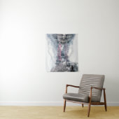 IJs en sneeuw | Rode brug in de winter, Japan Wandkleed (In situ)