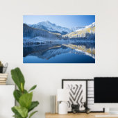 IJs en sneeuw | Silverton, Colorado Poster (Thuiskantoor)