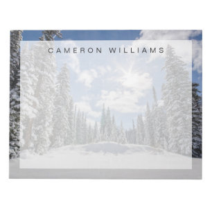 IJs en sneeuw   Sunrise Snow Alberta, Canada Notitieblok