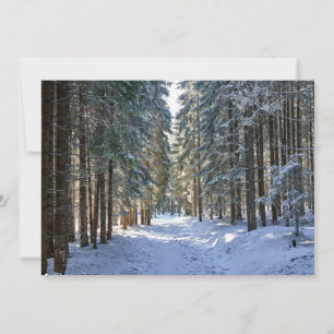 IJs en sneeuw Tatra-gebergte, Polen Bedankkaart