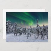 IJs en sneeuw | Winterlandschap in Finland Bedankkaart (Voorkant / Achterkant)