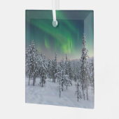 IJs en sneeuw | Winterlandschap in Finland Glas Ornament (Voorkant links)