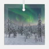 IJs en sneeuw | Winterlandschap in Finland Glas Ornament (Voorkant)