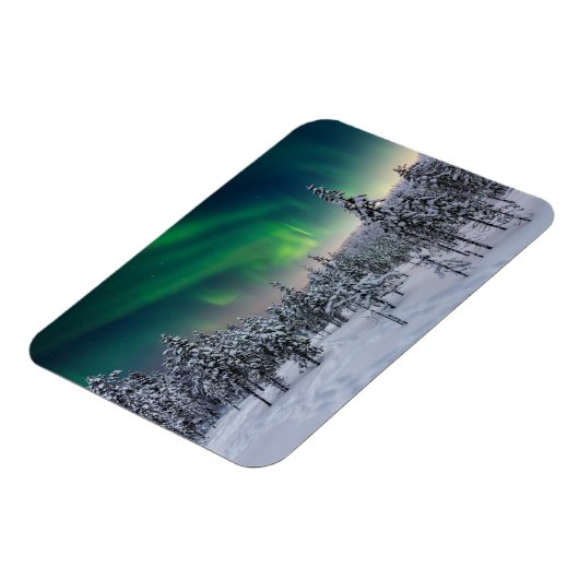 IJs en sneeuw | Winterlandschap in Finland Magneet (Linkerzijde)