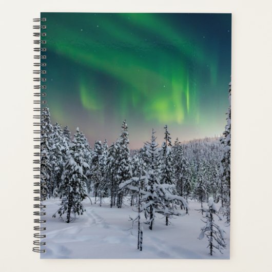 IJs en sneeuw | Winterlandschap in Finland Planner (Voorkant)