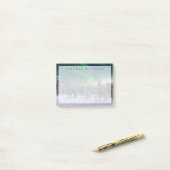 IJs en sneeuw | Winterlandschap in Finland Post-it® Notes (Op bureau)