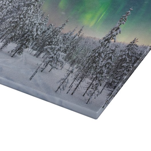 IJs en sneeuw | Winterlandschap in Finland Snijplank (Hoek)