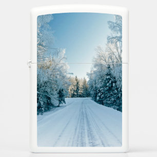 IJs en sneeuw   Winterweg Rusland, Siberië