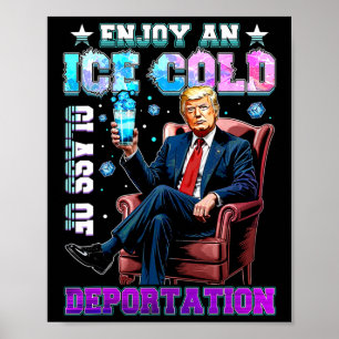 Ijs Geniet Van Een Ijs Koud Glas Van Uitwijzing 5 Poster