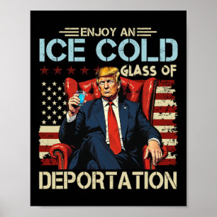 IJs Geniet van een ijskoude GL van Deportatie 2025 Poster