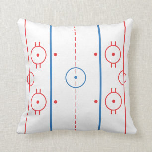 (Ijs) het Hoofdkussen van de Piste van het Hockey Kussen