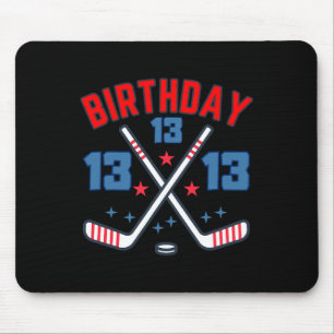 Ijs Hockey Dertien Verjaardag Jongen 13e Feestje J Muismat