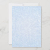 IJs Hockey Thema Bar Mitzvah Uitnodiging (Achterkant)