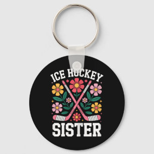 Ijs Hockey Zus Grappig Ijs Hockey Sleutelhanger