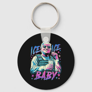 Ijs Ijs Baby Ijs Geniet Van Een Ijs Koud Glas Depo Sleutelhanger
