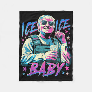 Ijs Ijs Baby Ijs Geniet Van Een IJskoude Glas Depo Fleece Deken
