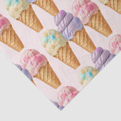 Ijs IJssummer Gescoord Bruidsfeest Favor Tissuepapier (Detail)