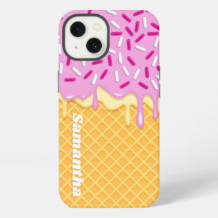 Ijs Kawaii Waffel Kegel Popsicle iPhone 13 Hoesje