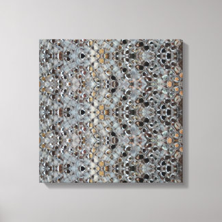 Ijs Metaal Vuur II Canvasprint Canvas Afdruk