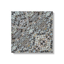 Ijs Metaal Vuur Uitgerekte Canvasprint