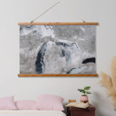 IJs op de Grote Meren, Verenigde Staten. Hangend Wandkleed (Slaapkamer)