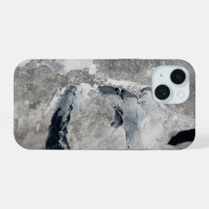 IJs op de Grote Meren, Verenigde Staten. iPhone 15 Hoesje