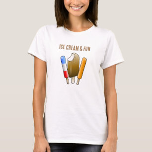 Ijs & plezier met ijslolly's t-shirt