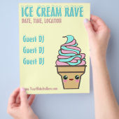 Ijs Rave Aangepaste Flyer (Hand)