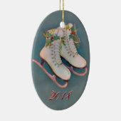 IJs Schaatsen 2018 Keramisch Ornament (Rechts)