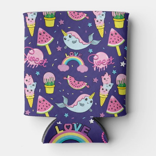 IJs: Schattige naadloos Blikjeskoeler (Voorkant)