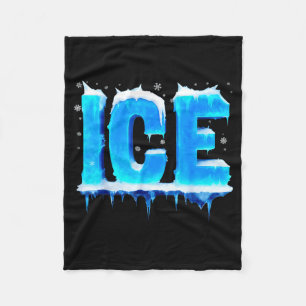 Ijs shirt kinderen mannen vrouwen vuur en ijs kost fleece deken