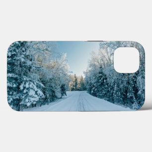 Ijs & Sneeuw Bevroren winterweg Rusland, Siberië iPhone 13 Hoesje