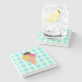 Ijs Stenen Onderzetter (Zijkant)