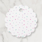 IJs strooit geschulpte Bedankjes Labels (Achterkant)