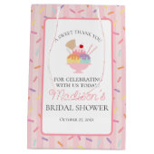 Ijs Sundae Bruiloft Favorieten Medium Cadeauzakje (Achterkant)