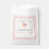 Ijs Sundae Hier is het Laatste Nieuws Verjaardagsd Bedankzakje (Voorkant)