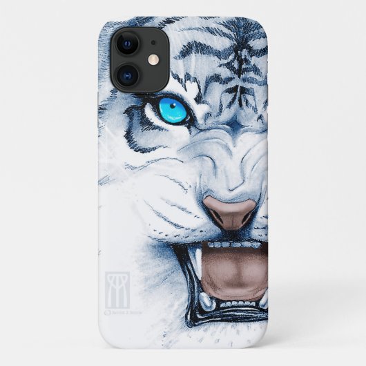 Ijs Tijger Gezicht Case-Mate iPhone Case (Achterkant)