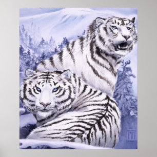 Ijs Tijgers afdruk Poster