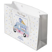 IJs truck 2 schepjes tweede verjaardag Groot Cadeauzakje (Achterkant Gekanteld)