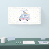 IJs truck 2 schepjes tweede verjaardag Spandoek (Beurs)