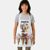 Ijs wafel kegel chocolade dessert topping schort (Insitu)