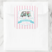 Ijsautowagen Bedankt Stickers (Tas)